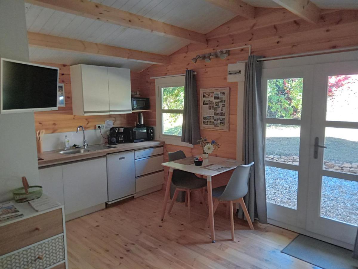 Chalet "Le Petit Olivier" Gites Appart 'Hotel L'Echappee Belle D'Aubenas Logement 2 Sur 3 外观 照片