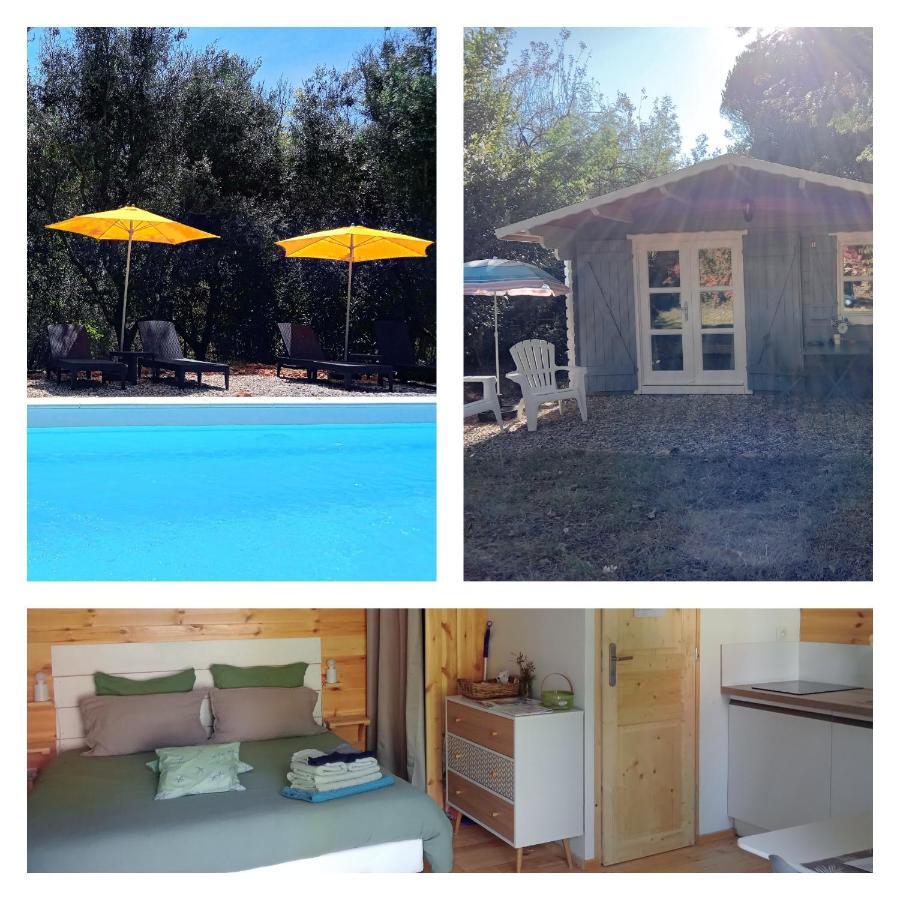 Chalet "Le Petit Olivier" Gites Appart 'Hotel L'Echappee Belle D'Aubenas Logement 2 Sur 3 外观 照片